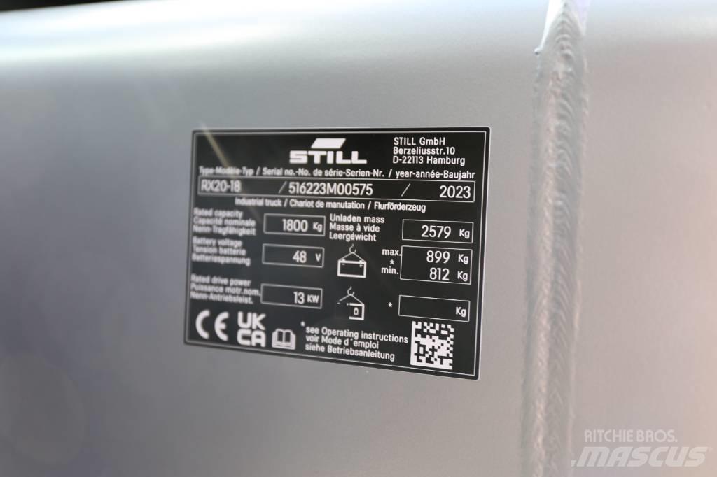 Still RX20-18 Električni viljuškari