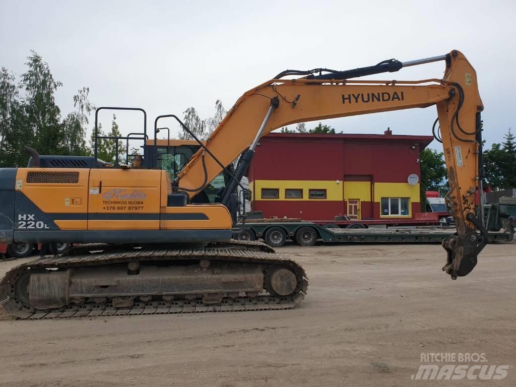 Hyundai HX 220 L Bageri guseničari