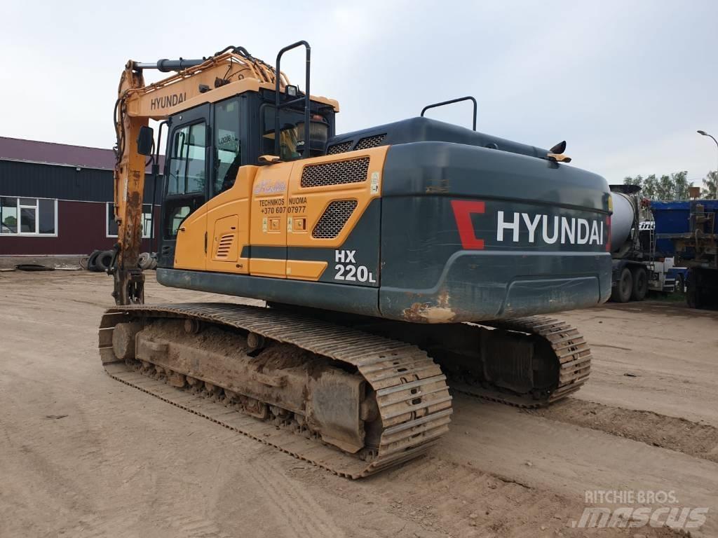 Hyundai HX 220 L Bageri guseničari