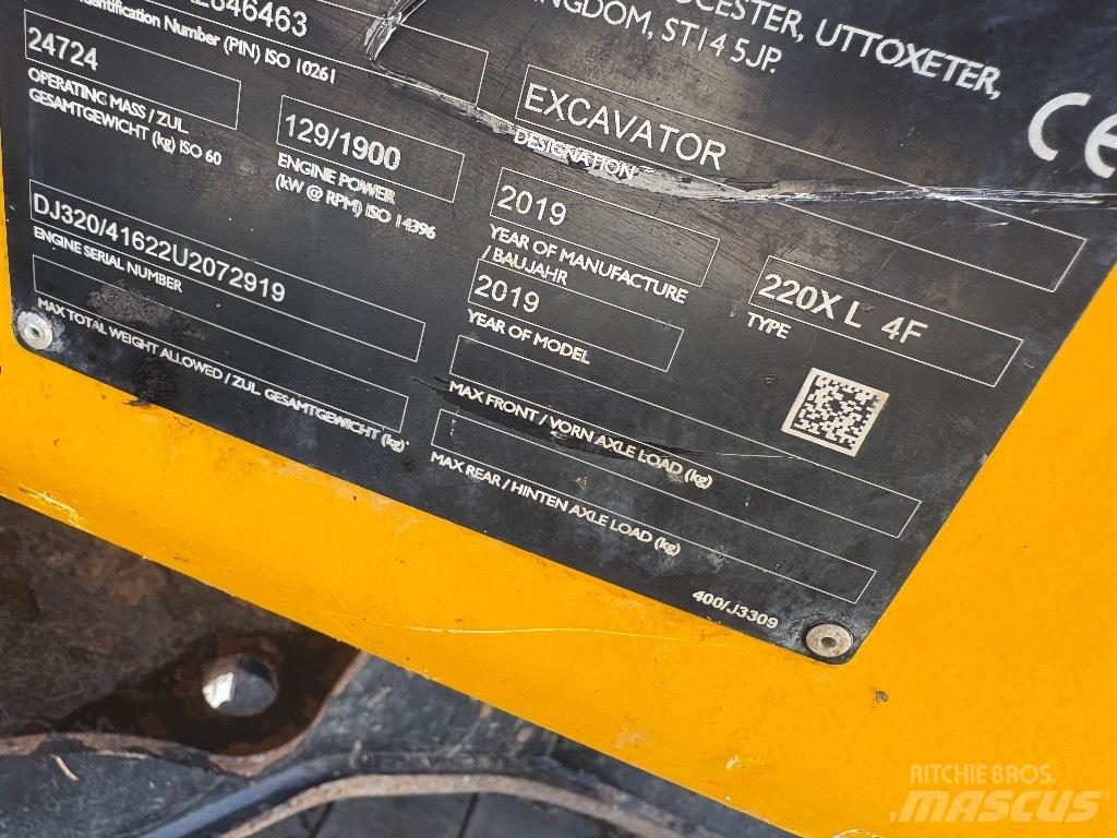 JCB 220X Bageri guseničari