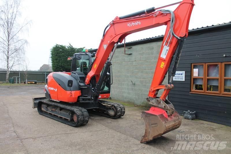 Kubota KX 080-4 Midi bageri 7t – 12t