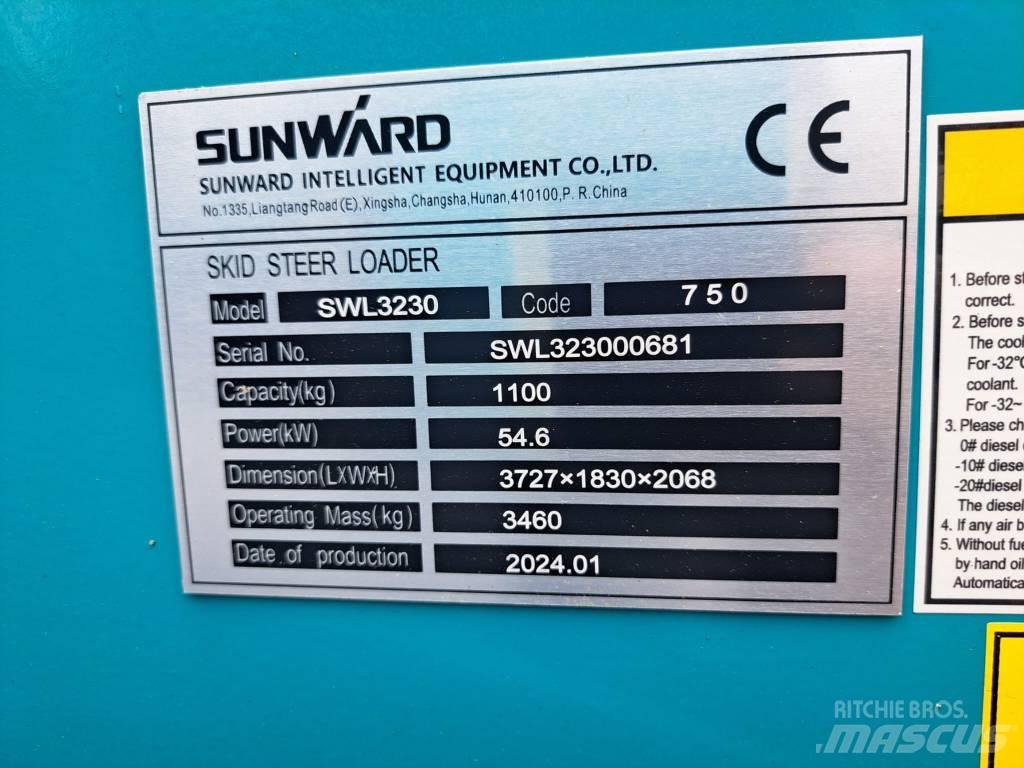 Sunward SWL 3230 Skid steer mini utovarivači