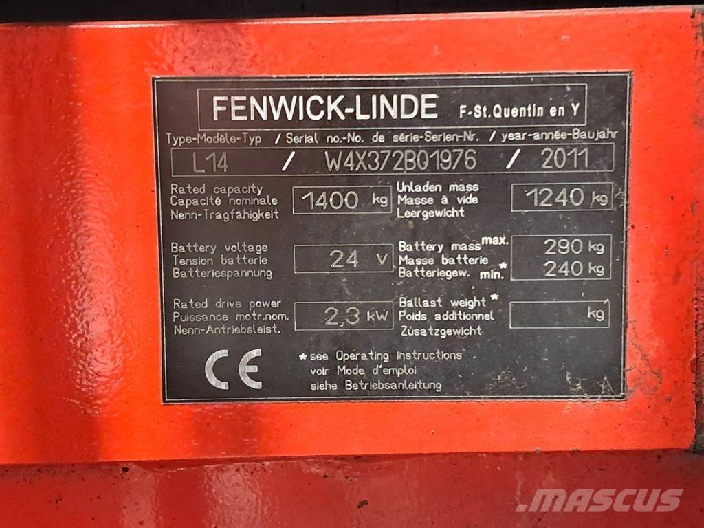 Linde L14 Ručni električni viljuškar