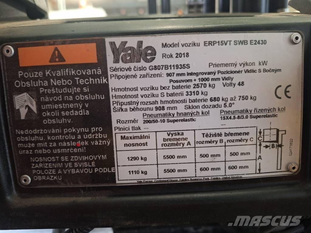 Yale ERP15VT Električni viljuškari