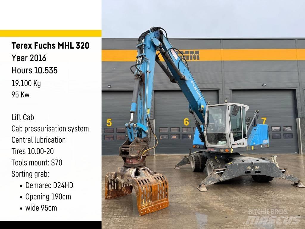Fuchs MHL 320 Bageri za prenos primarnih/sekundarnih sirovina