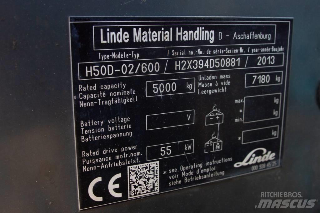 Linde H50D-02/600 Dizelski viljuškari