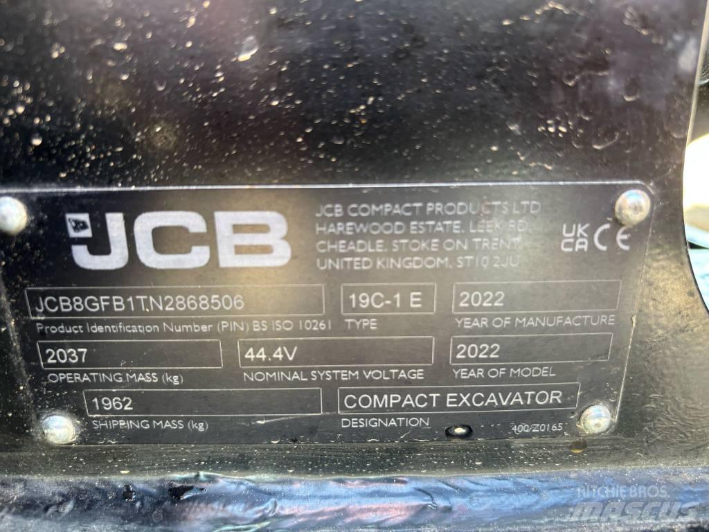 JCB 19 C-1 E Mini bageri < 7t