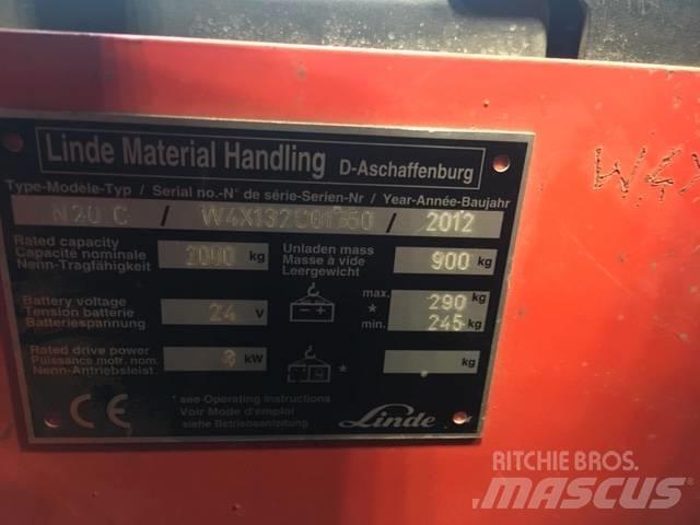 Linde N20C/132 Niskodizajući komisioni viljuškar