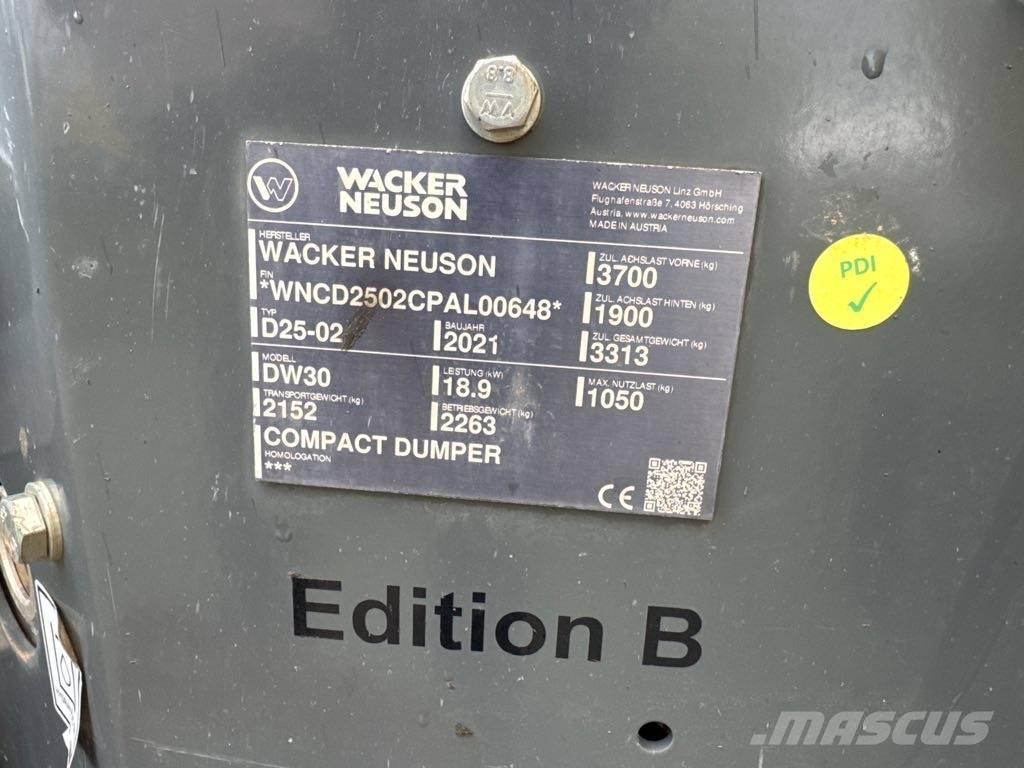 Wacker Neuson DW30 Damperi za gradilište