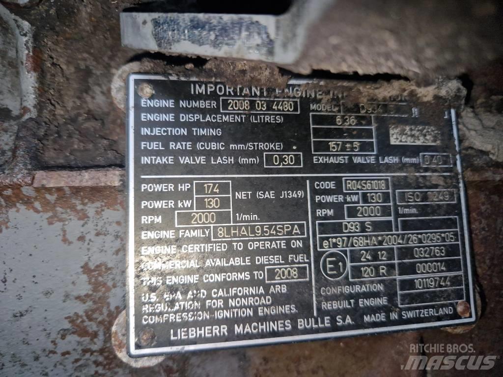 Liebherr D934S A4 Motori za građevinarstvo