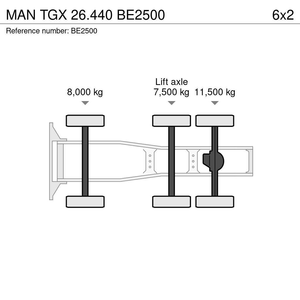 MAN TGX 26.440 Tegljači