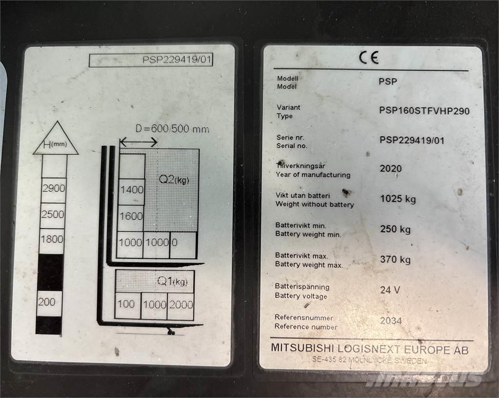 Atlet PSP160 Samopogonski ručni viljuškari