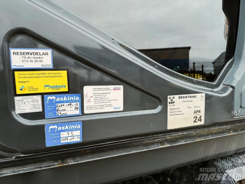 Doosan DX170W-5 Bageri točkaši