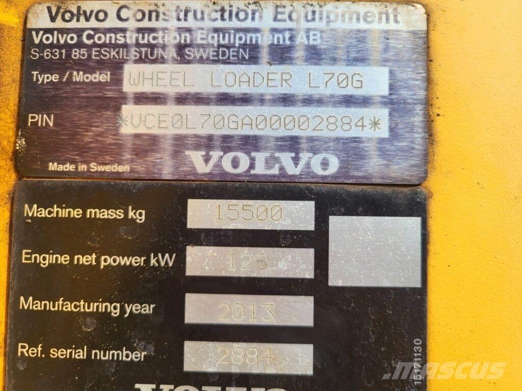 Volvo L70G Utovarivači na točkove