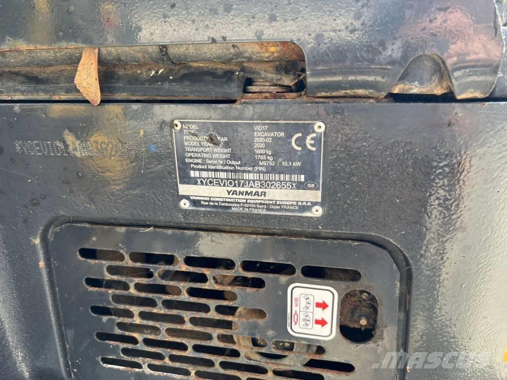 Yanmar Vio 17 Mini bageri < 7t