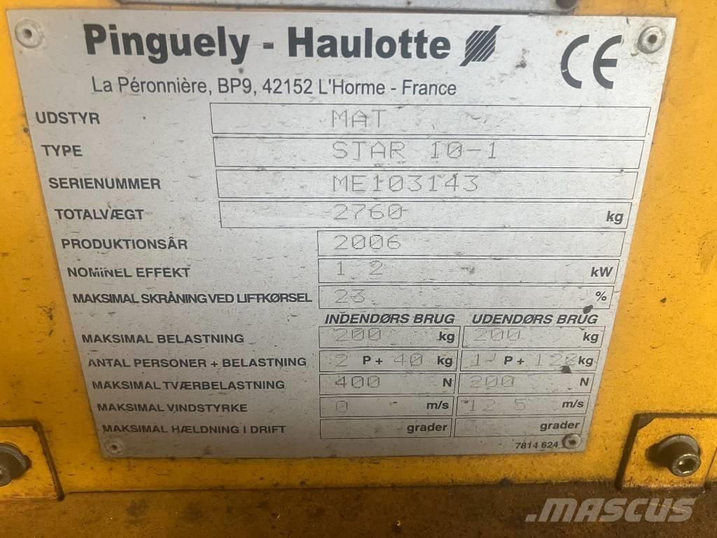 Haulotte Star 10 Jarbolne penjajuće platforme