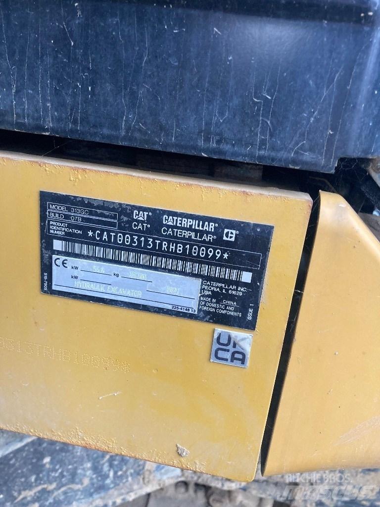CAT 313 GC - nextgen Bageri guseničari