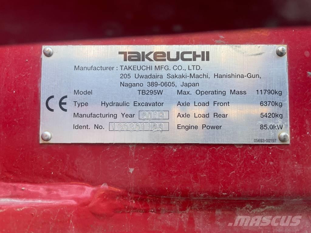 Takeuchi TB 295 W Bageri točkaši