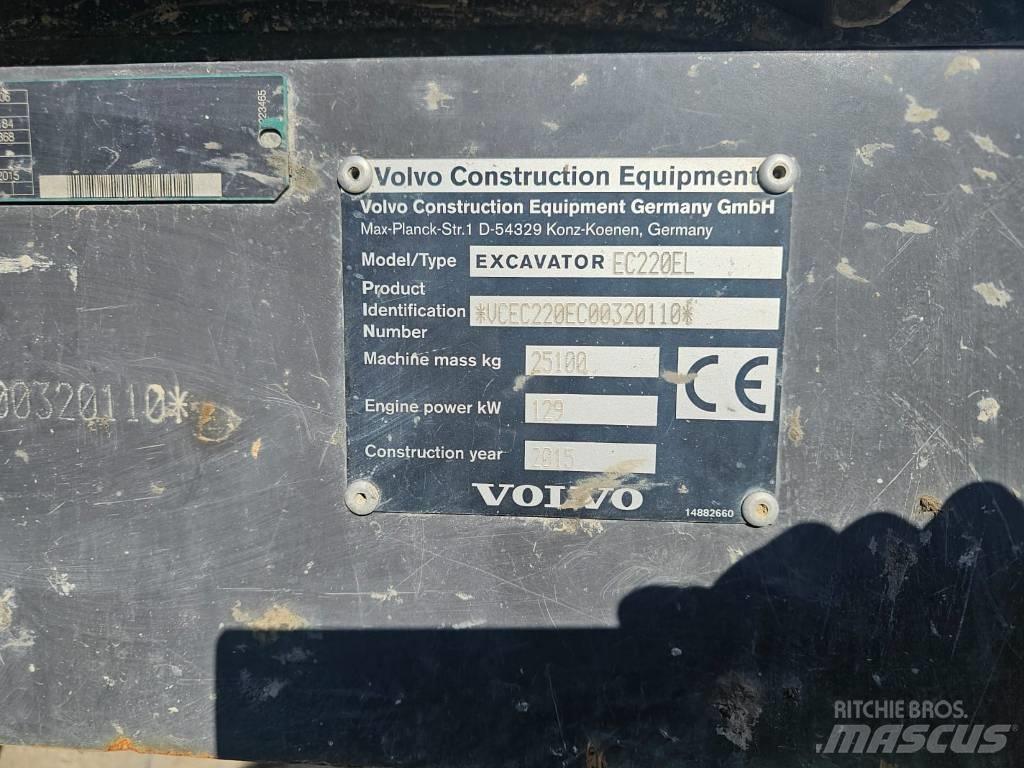 Volvo EC220EL Bageri guseničari