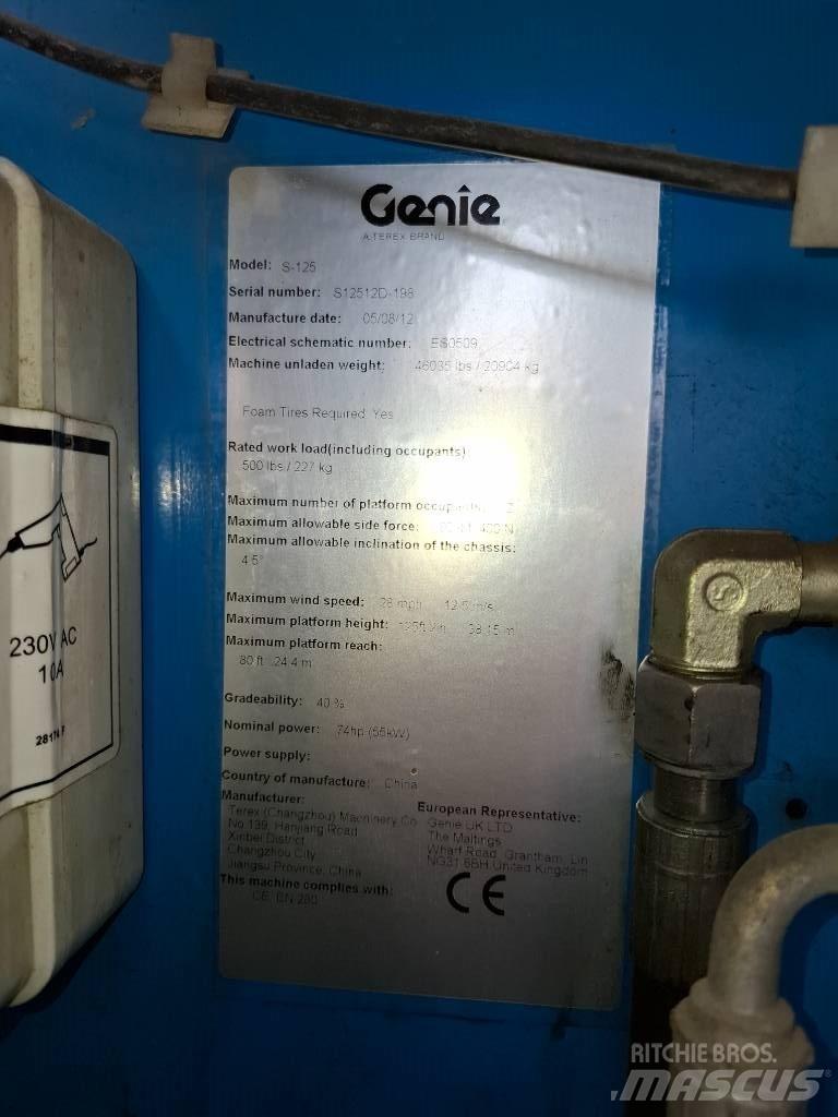 Genie S 125 Teleskopske podizne platforme