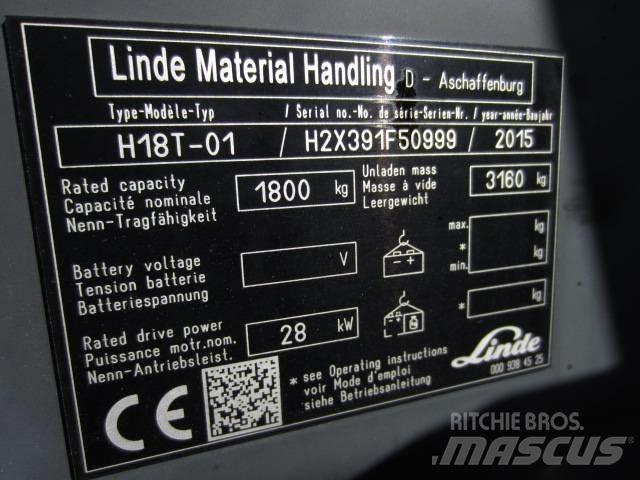 Linde H 18 T-03 Plinski viljuškari