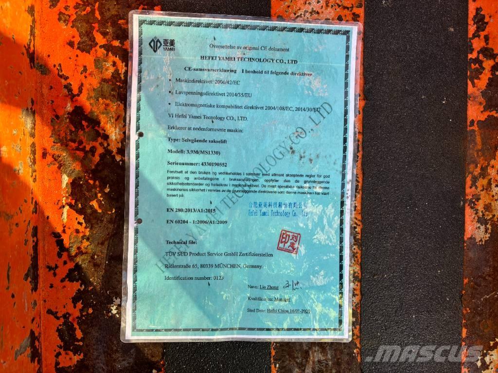 Yamei MS1330 Makazaste platforme