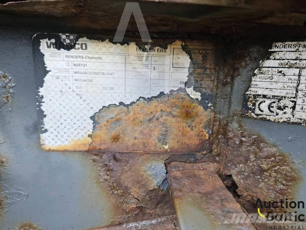 Renders N3ST31L Kontejnerske poluprikolice