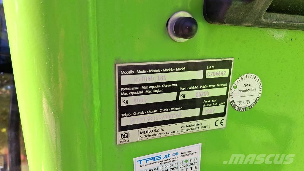 Merlo Roto 40.18 Teleskopski viljuškari