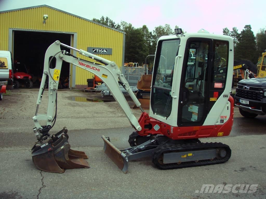 Takeuchi TB 216 Mini bageri < 7t