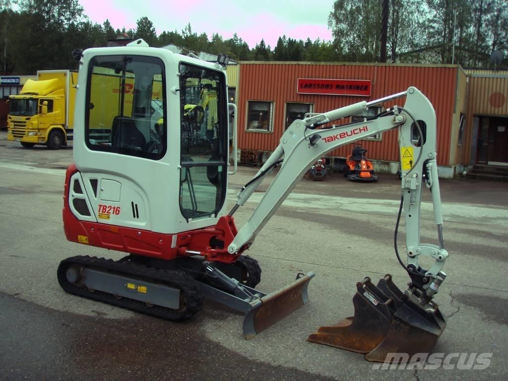 Takeuchi TB 216 Mini bageri < 7t