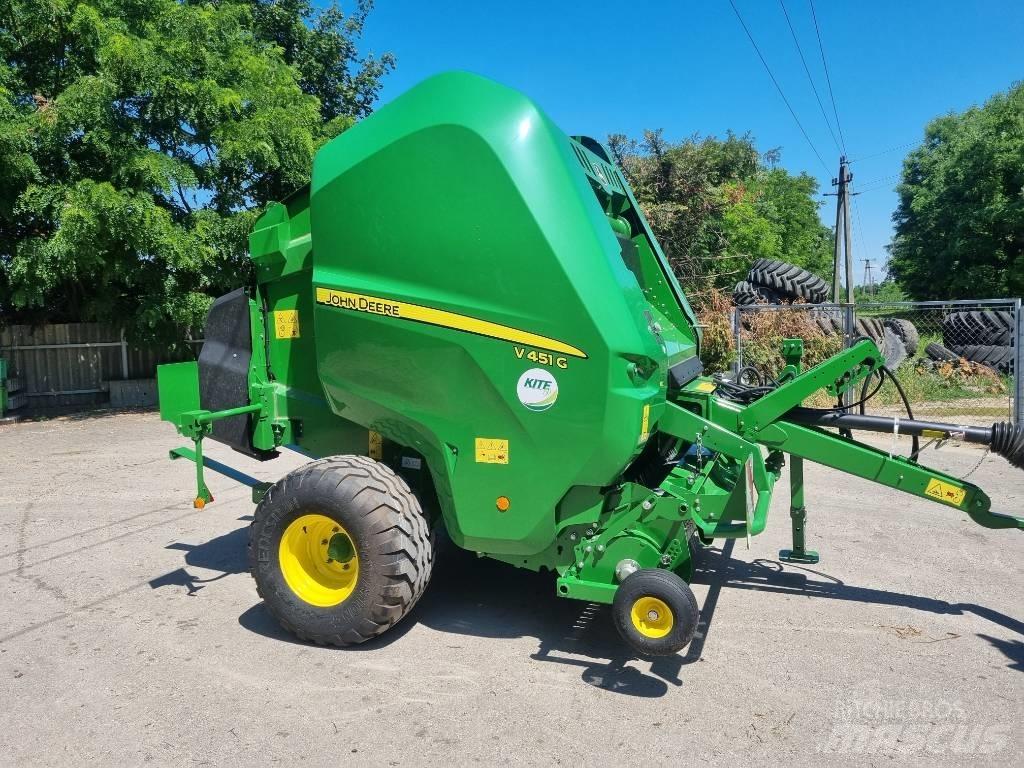 John Deere V451G Prese/balirke za rolo bale