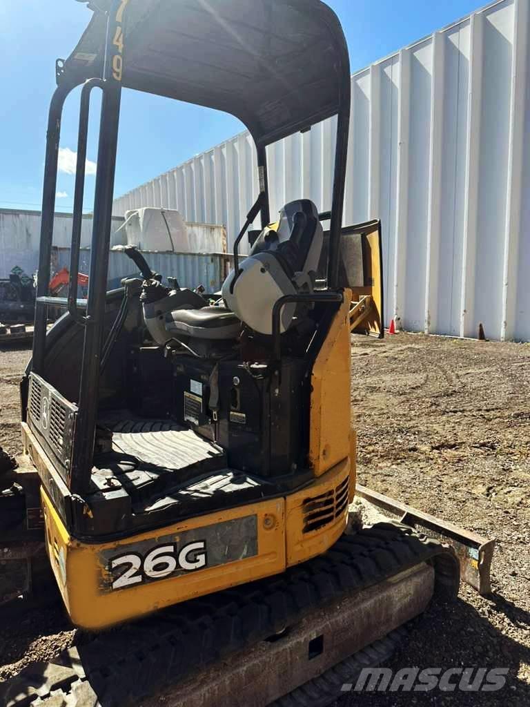 John Deere 26 G Mini bageri < 7t