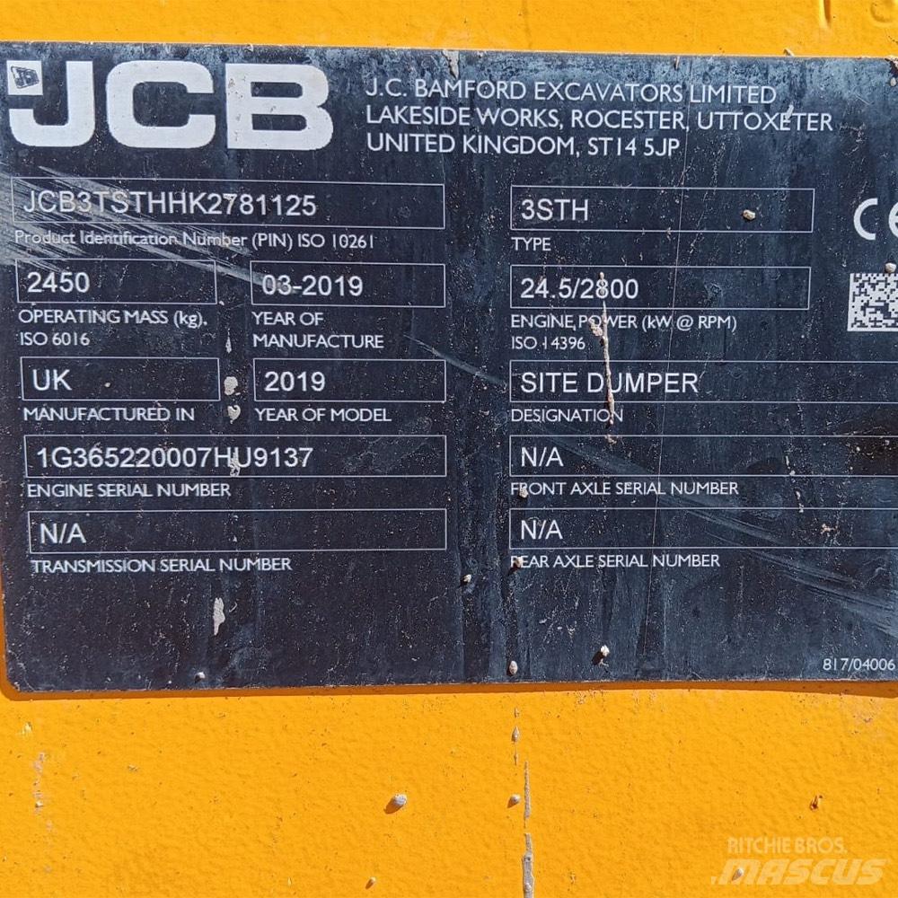 JCB 3TSTH Damperi za gradilište