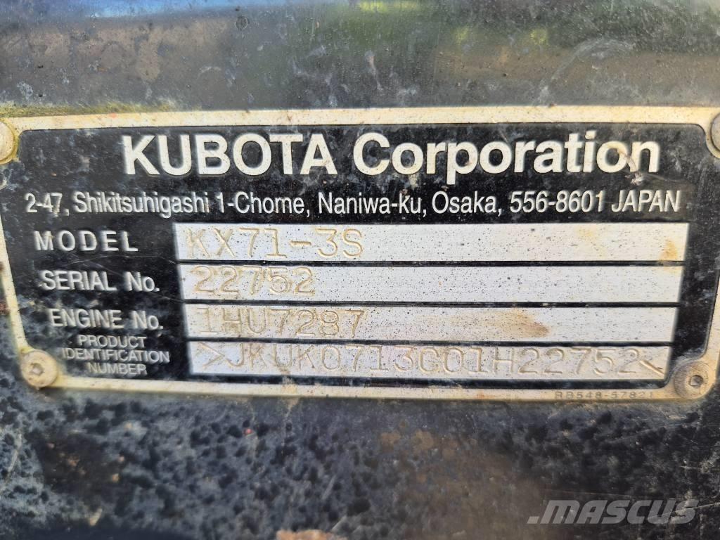 Kubota KX 71-3 Mini bageri < 7t