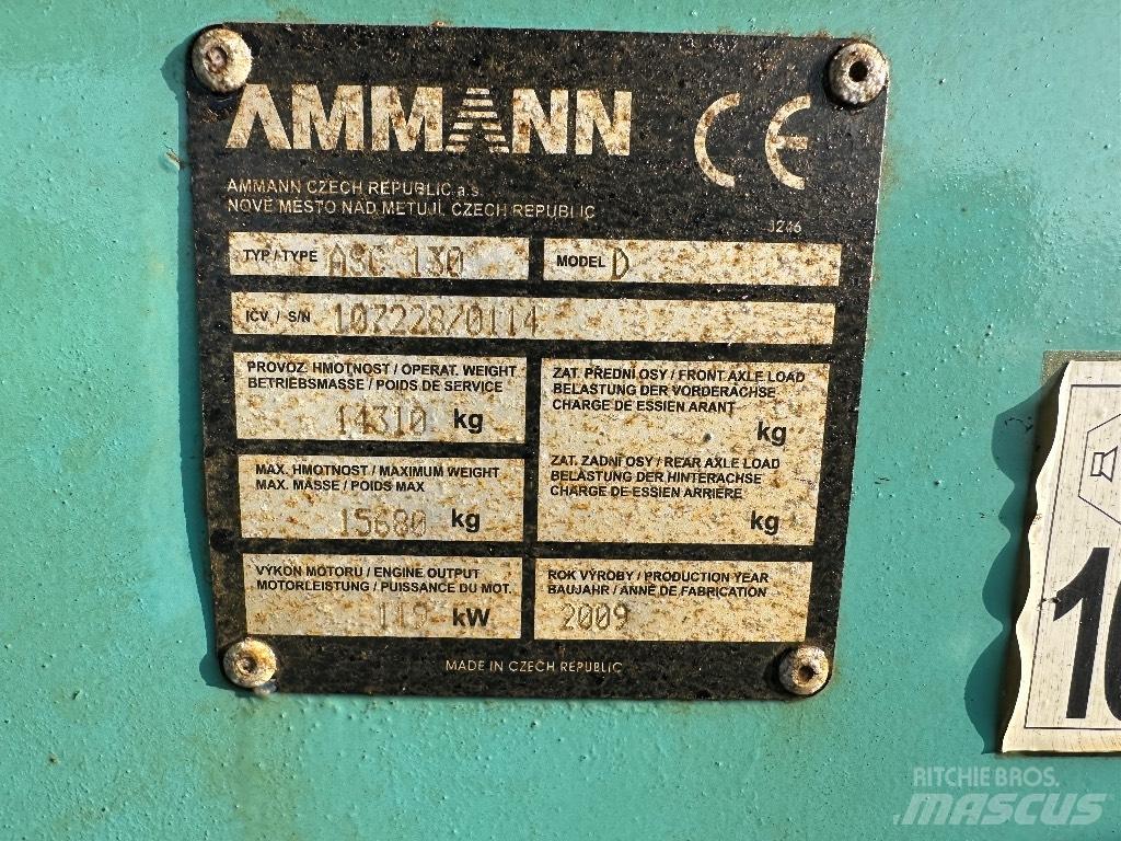 Ammann ASC 130 Valjci sa jednim bubnjem