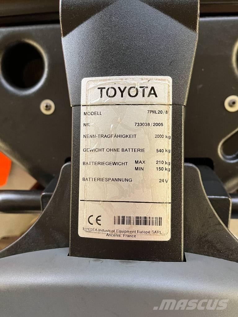 Toyota 7 PML 20 Nisko podizni električni viljuškar