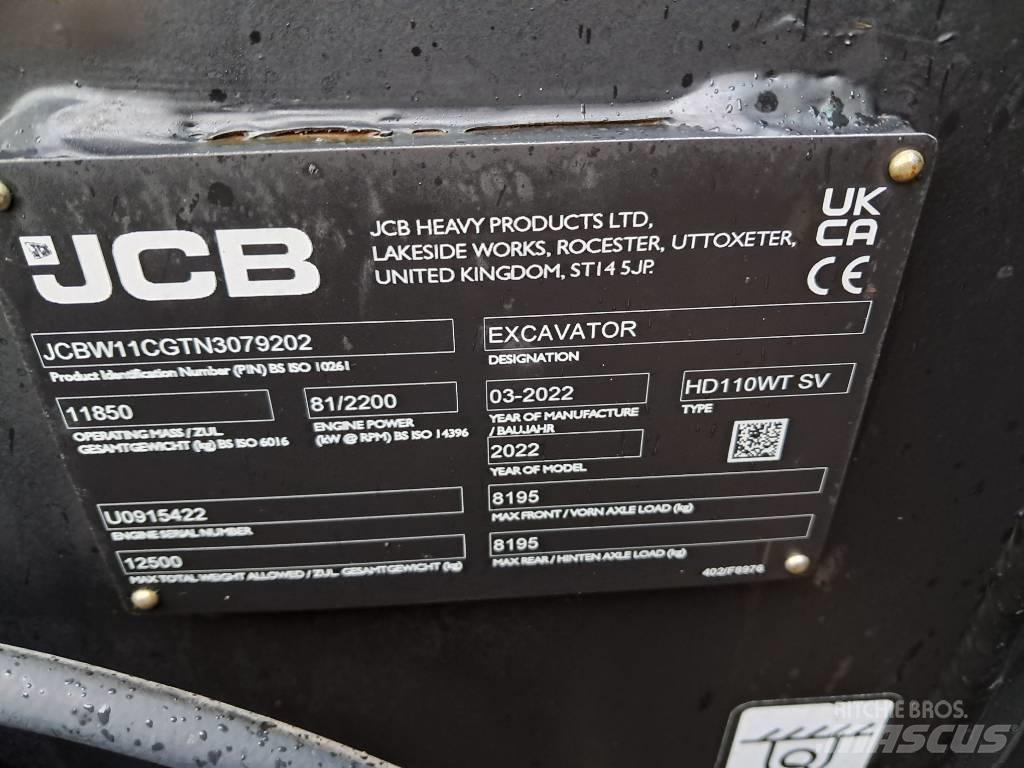 JCB HD110W Bageri točkaši