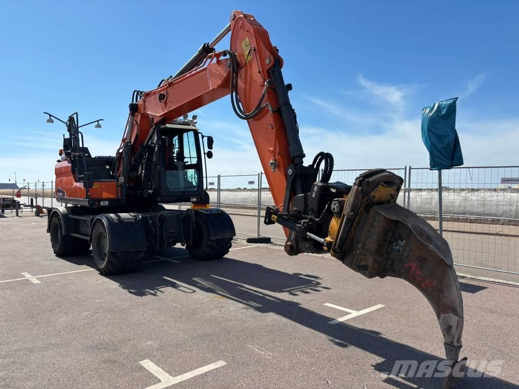Doosan DX 160 W Bageri točkaši