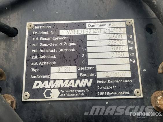 Dammann DT 5000 Samohodne prskalice