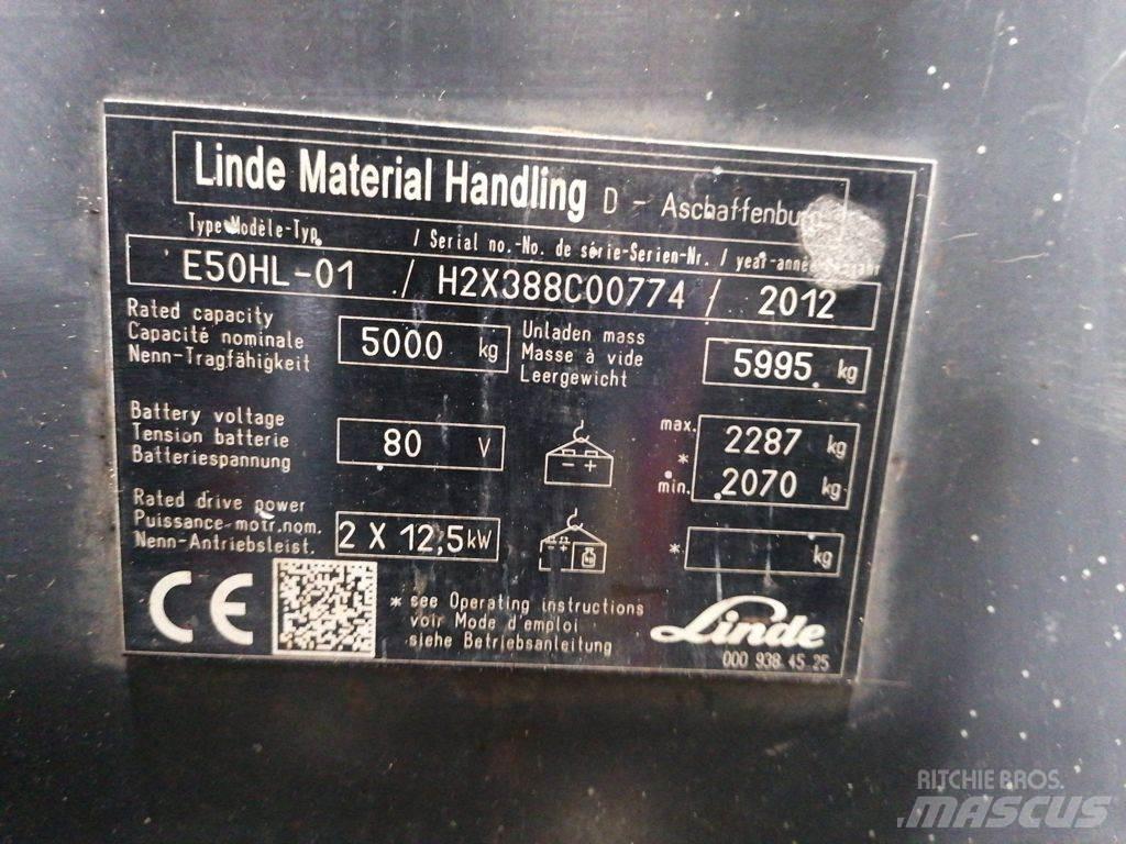 Linde E50HL-01 Električni viljuškari