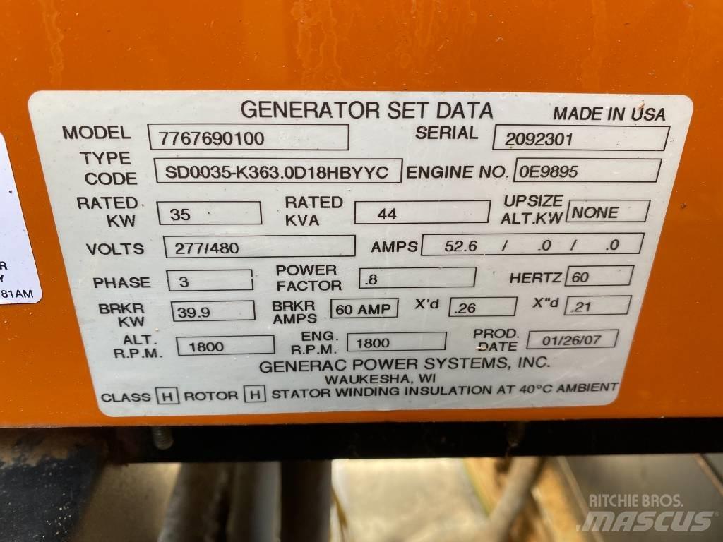 Generac 35 KW Dizel generatori