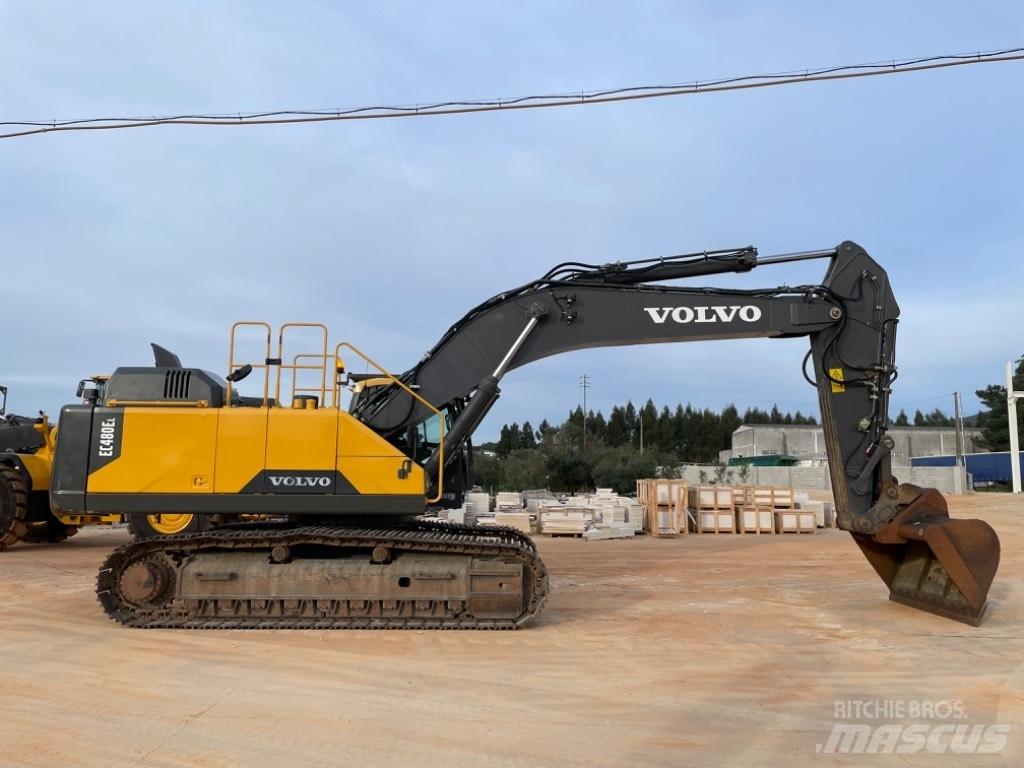 Volvo EC 480 E L Bageri guseničari