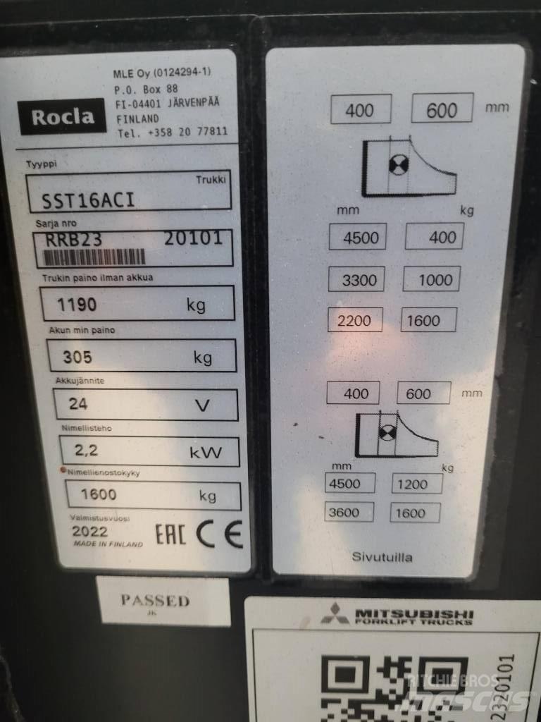 Rocla SST 16 ACI Samopogonski ručni viljuškari