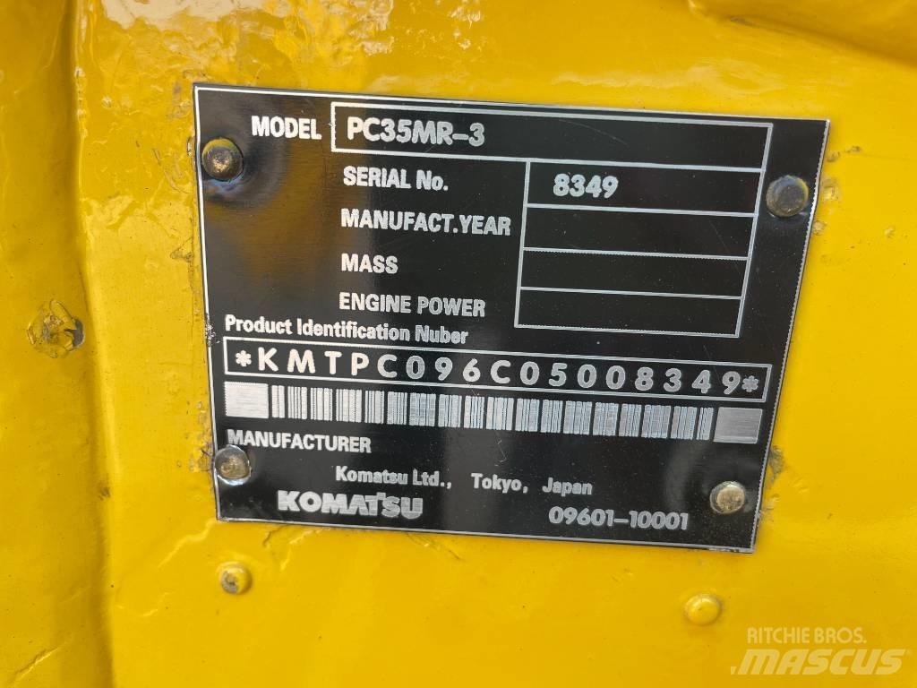 Komatsu PC 35 Mini bageri < 7t