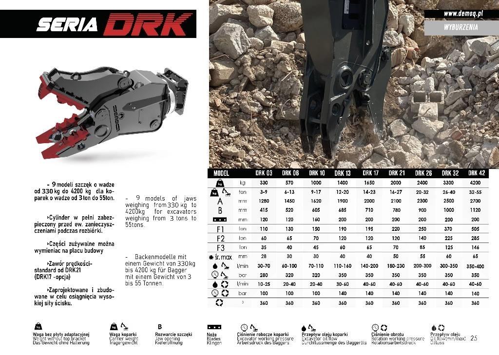  DEMOQ DRK13 Drobilice za građevinarstvo