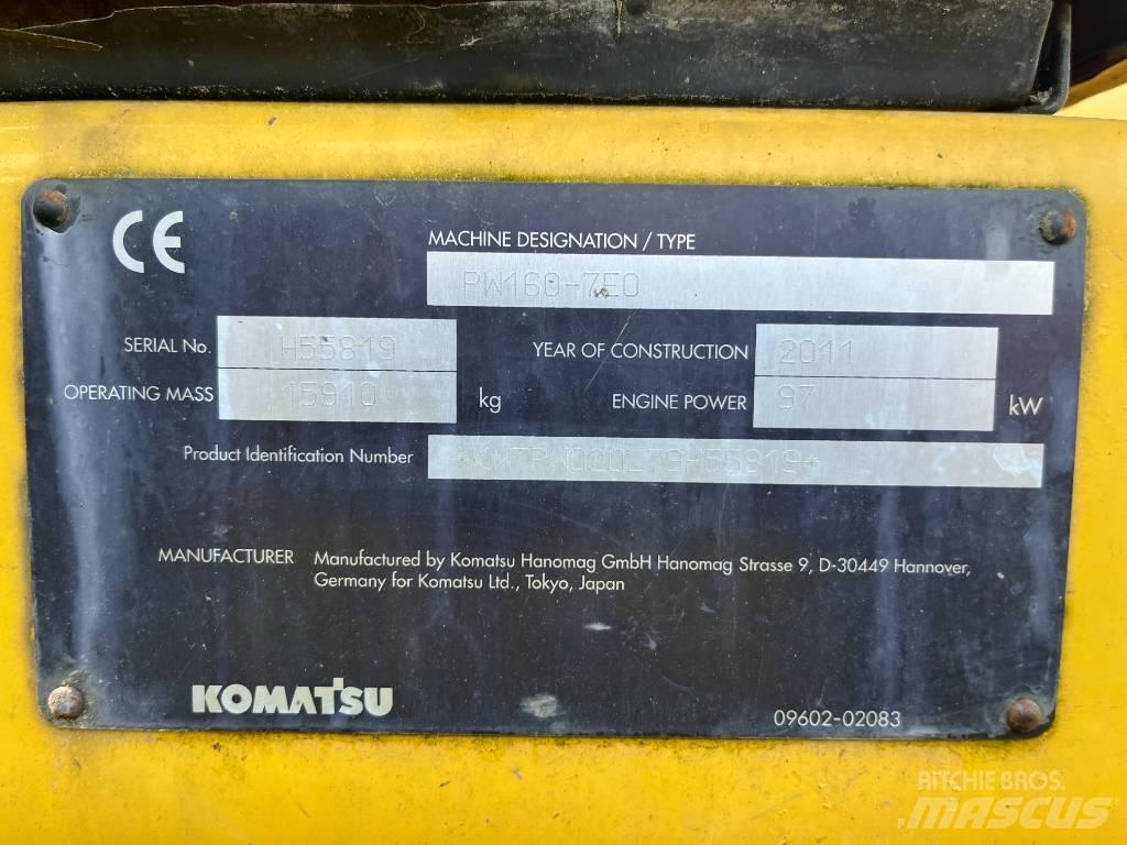Komatsu PW 160-7 Bageri točkaši