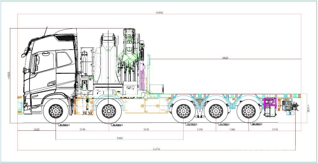 Volvo FH 540 Kamioni sa kranom