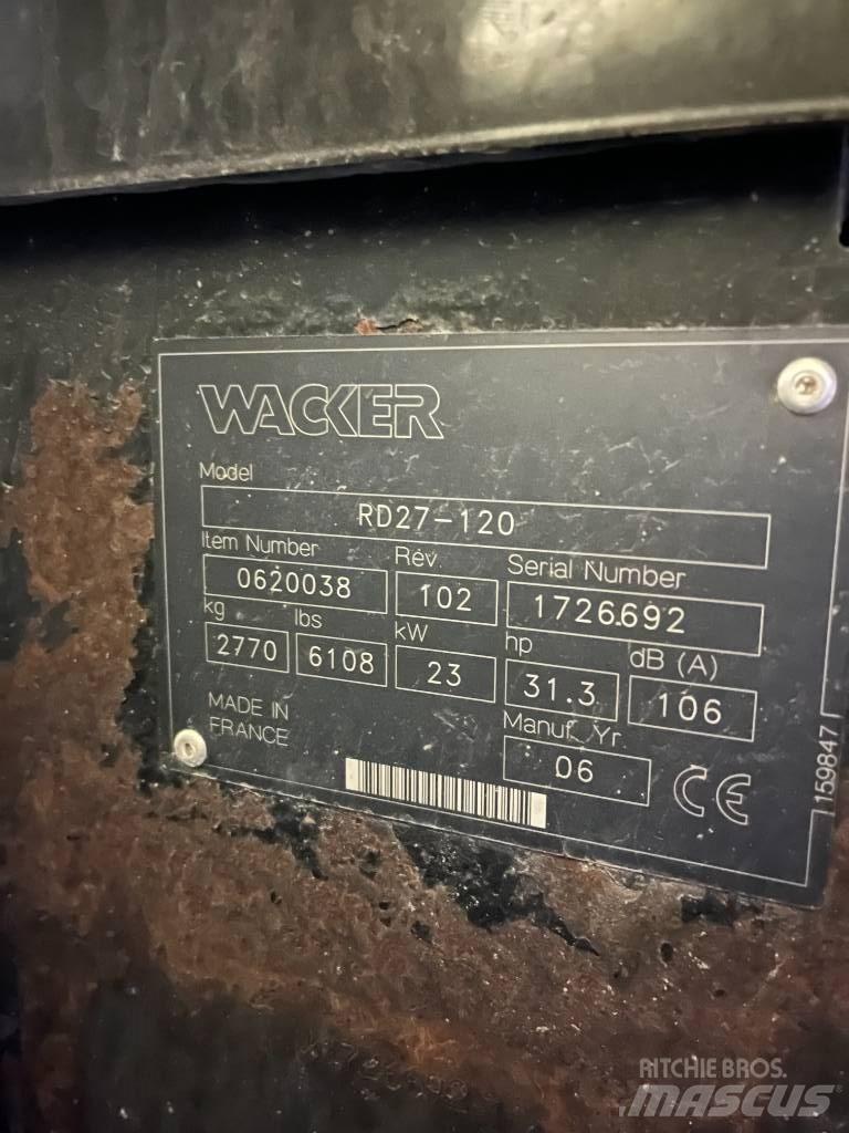 Wacker RD27 Nabijači zemlje