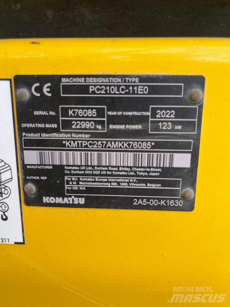 Komatsu PC210LC-11E0 Bageri guseničari