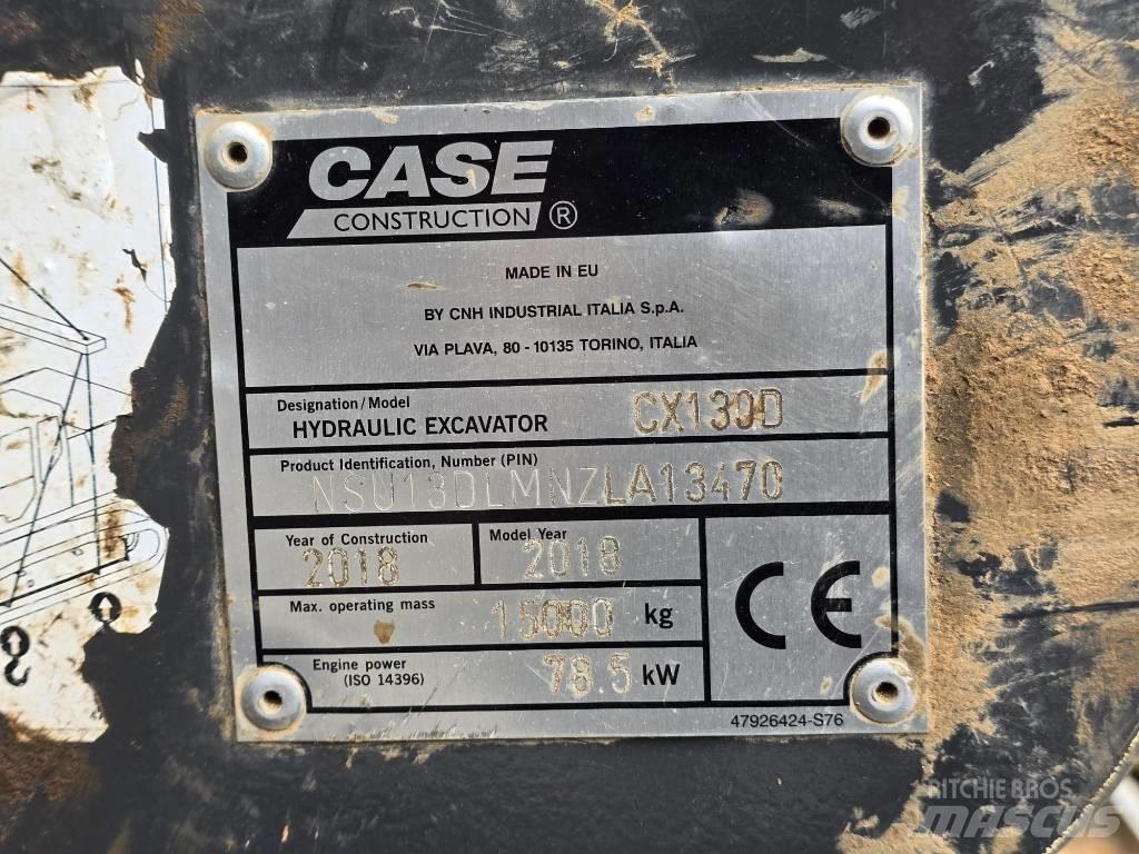 Case CX130 D Bageri guseničari
